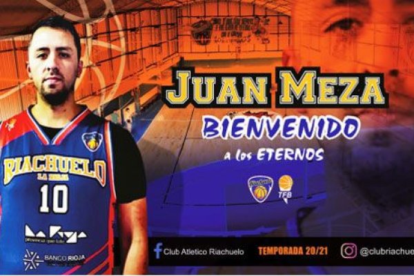 Riachuelo anunció a Juan Meza como nuevo refuerzo