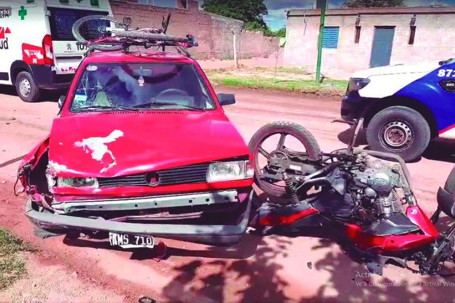 Joven Motociclista Herido En Un Tremendo Accidente De Tránsito Nueva Rioja