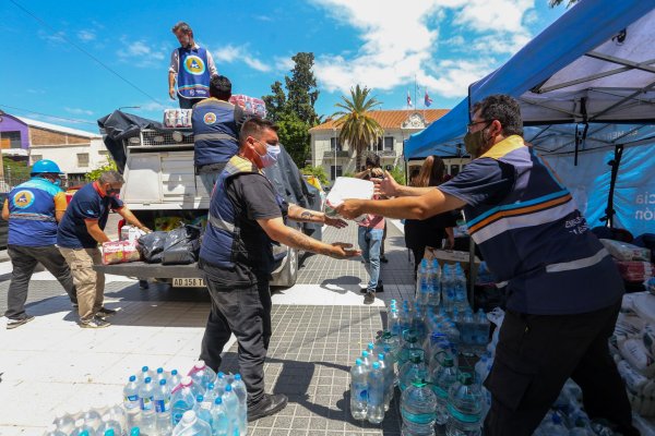 El municipio de capital envió donaciones para brigadistas en Corrientes