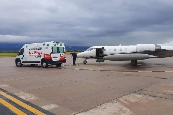 Pequeña de 8 años fue trasladada en el avión sanitario provincial a Buenos Aires
