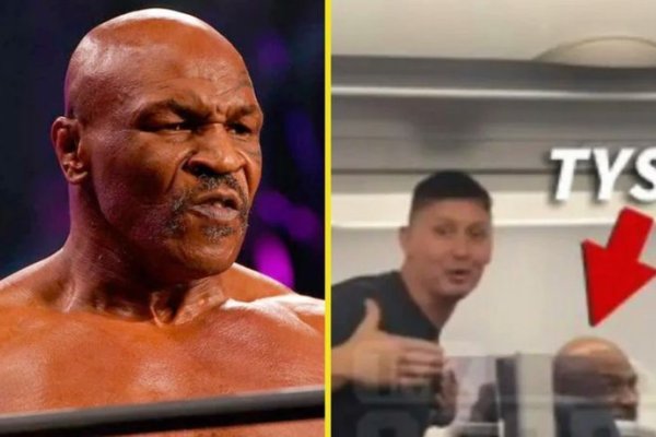 Mike Tyson le dio una paliza a un pasajero que lo molestaba en un avión
