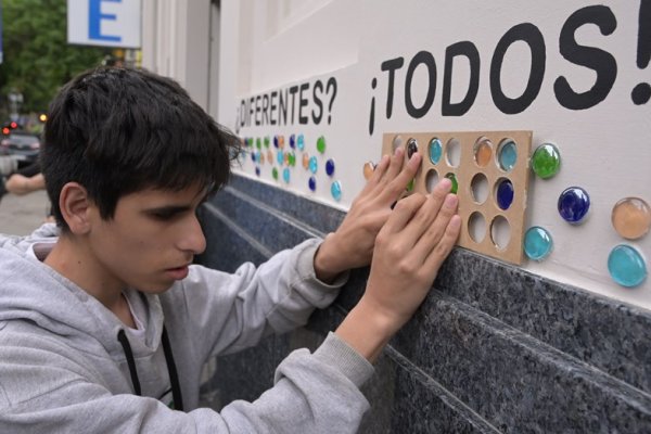 Rosario tendrá el primer mural en Braille para visibilizar ese sistema de comunicación