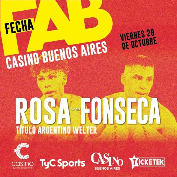Cartelera del evento que protagonizará el riojano. Cartelera del evento que protagonizará el riojano.