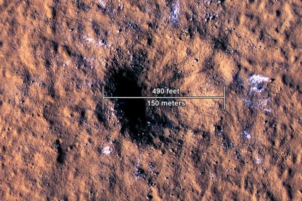 La NASA registró el enorme impacto de un meteorito en Marte