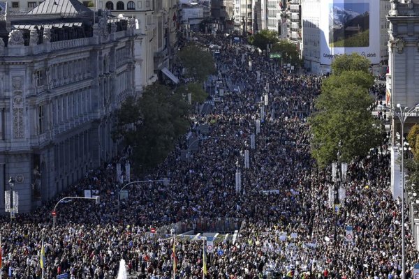 Histórica manifestación en Madrid contra los recortes en salud del Partido Popular