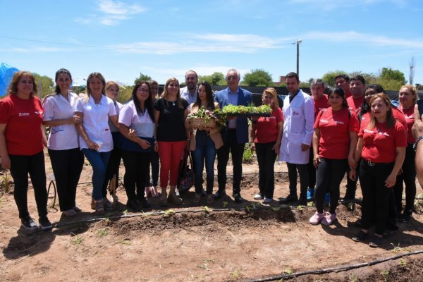 Inauguraron una Huerta Saludable en el Hospital Vera Barros