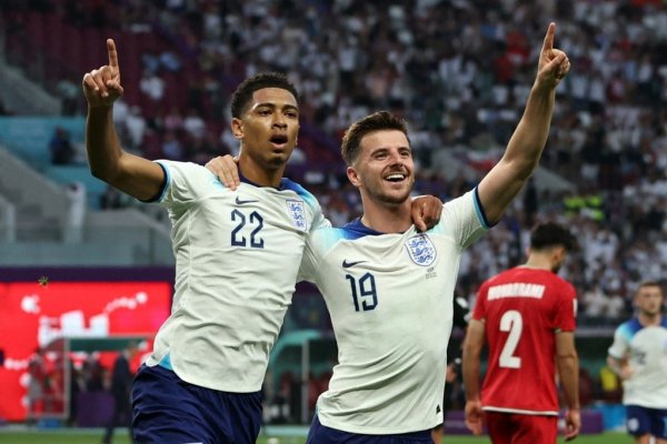 Inglaterra aplastó con facilidad a Irán en el inicio del Grupo B del Mundial de Qatar