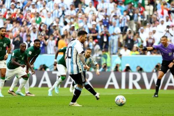 Argentina le gana a Arabia Saudita