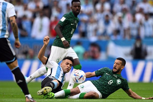 Argentina pierde con Arabia Saudita