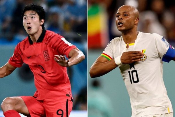 Ghana y Corea del Sur se enfrentan con la urgencia de conseguir una victoria