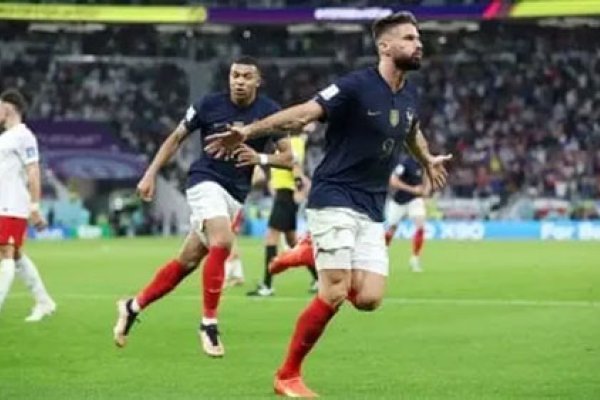 Francia goleó 3 a 1 a Polonia y está en cuartos de final