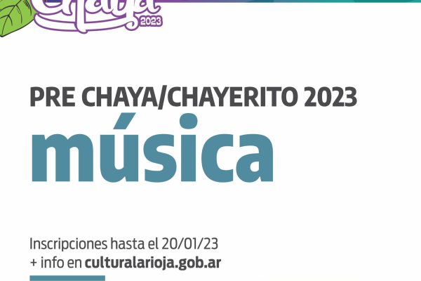 Lanzamiento de PreChaya y Chayerito - Danza y Música