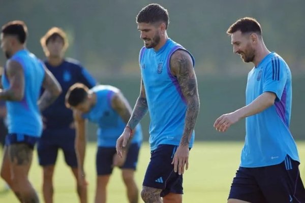 Sin tiempo para descansar: la Selección Argentina se entrena con la mente puesta en Croacia