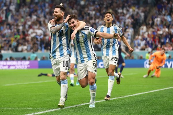 Los goles que le dan la victoria a Argentina