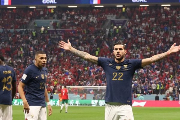 Francia le ganó 2-0 a Marruecos y será el rival de la Argentina en la final