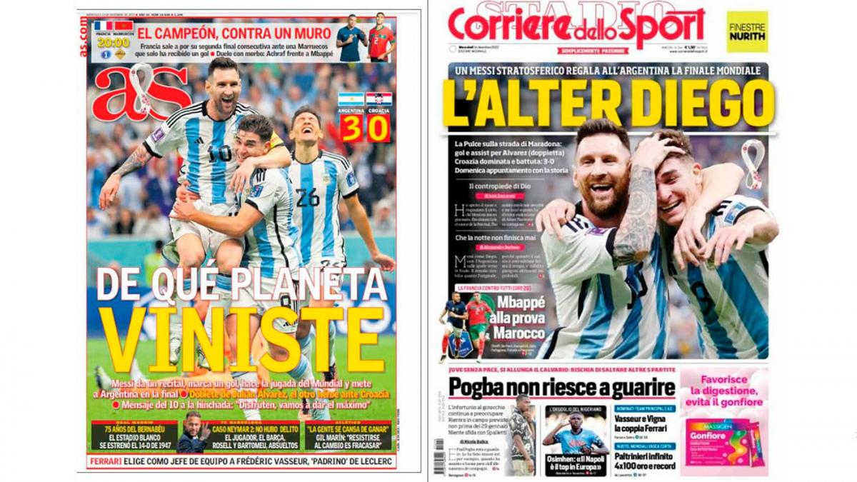 Diabólico, Gênio, Delirante: jornais do mundo repercutem atuação  histórica de Messi, liga dos campeões