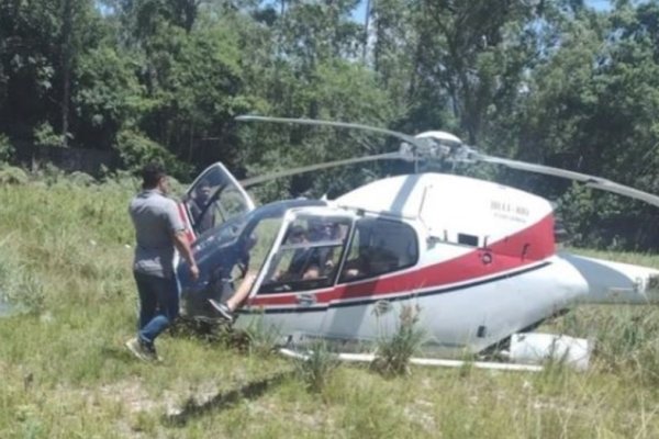 Dos turistas argentinos heridos tras caer helicóptero en Río de Janeiro