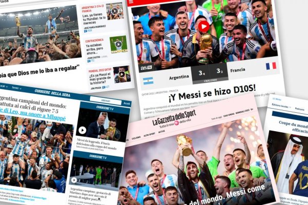 Los diarios del mundo celebran el Mundial de Messi