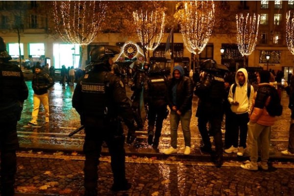 Francia: más de 200 detenidos tras la derrota ante Argentina