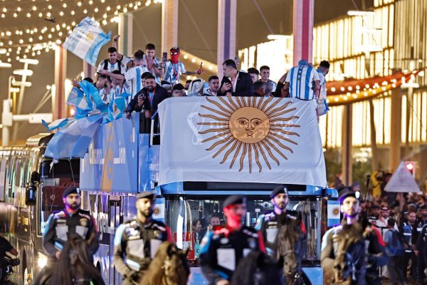 El recorrido que hará el micro de la Selección Argentina desde Ezeiza al Obelisco