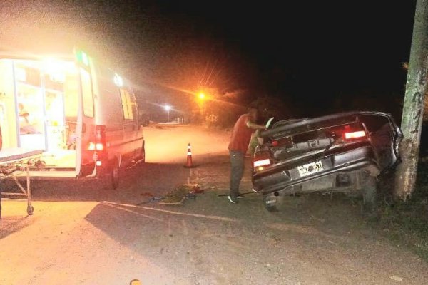 Un conductor perdió la vida   al chocar durante los festejos