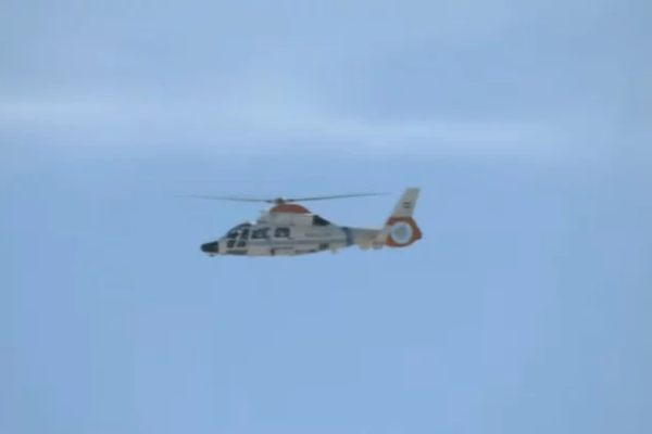 La Scaloneta sobrevuela el Obelisco en helicóptero