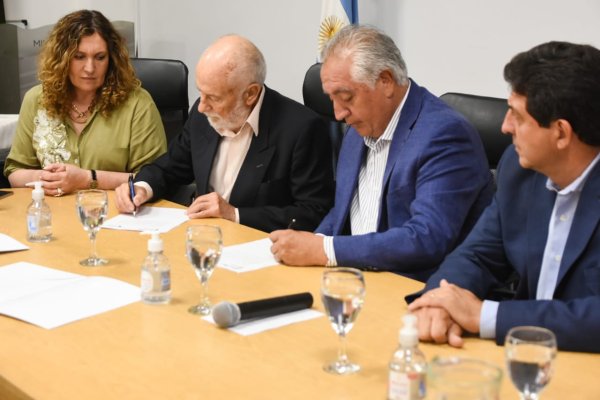 Firman convenio de cooperación para la apertura de un nuevo Centro de Salud en Chilecito