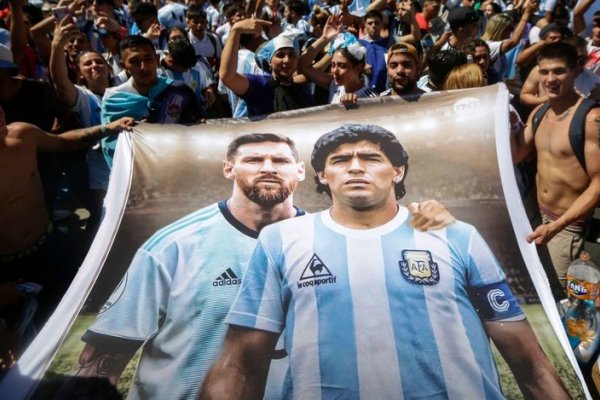 Un pueblo de La Pampa tendrá la primera esquina Maradona y Messi del país