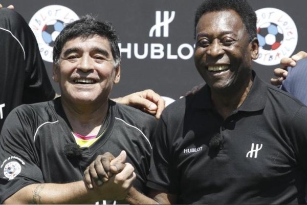La carta que escribió Pelé tras la muerte de Maradona: 