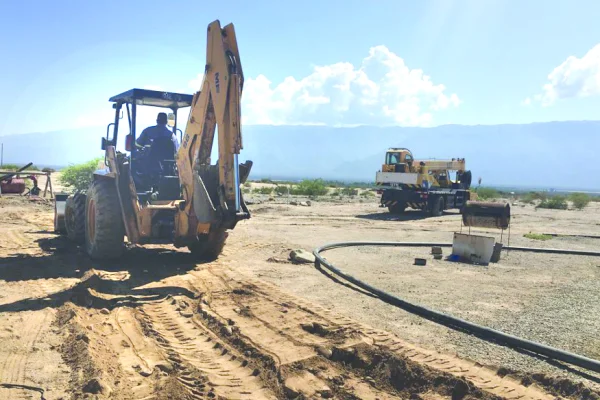 Nuevo acueducto abastece de agua a la zona de Malligasta