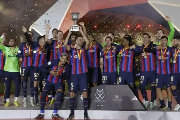 Barcelona le ganó a Real Madrid y se coronó campeón de la Supercopa de España