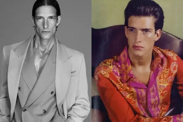 Iván de Pineda volvió a modelar para Versace luego de 22 años