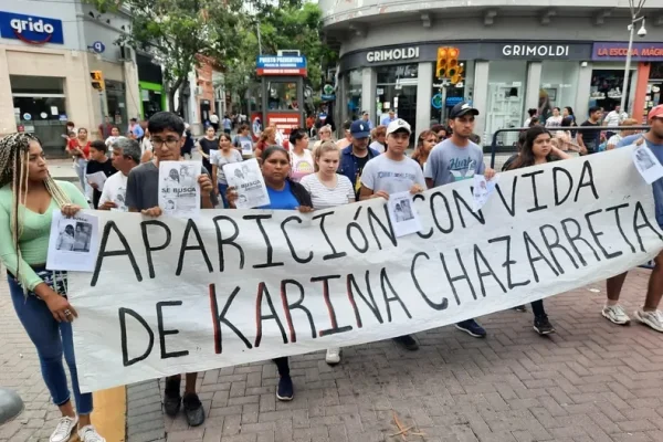 Realizaron una nueva marcha por Karina Chazarreta