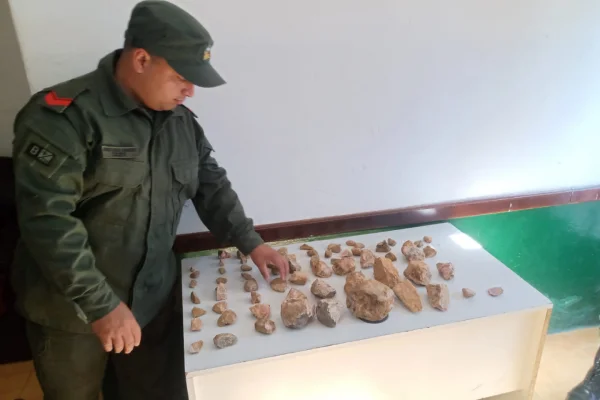 Incautan piedras semipreciosas transportadas en una encomienda en Arauco