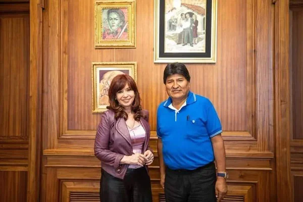 Cristina Fernández de Kirchner se reunió con Evo Morales