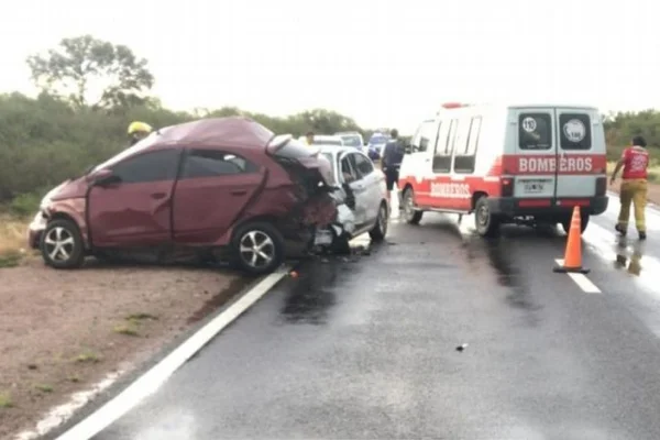 Dos riojanos murieron en un accidente en la Ruta 60 a la altura de Quilino