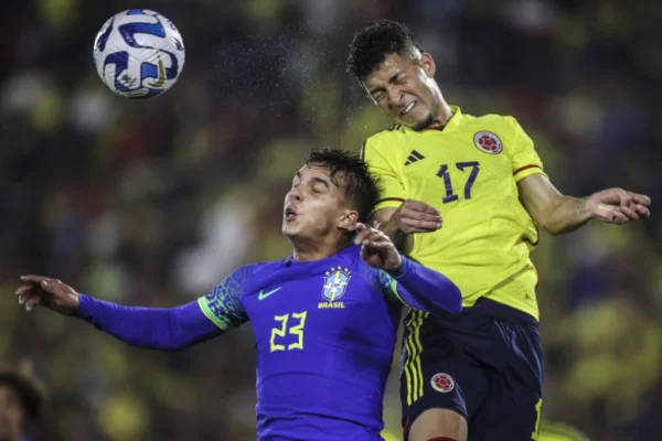 Brasil empató ante Colombia y Uruguay quedó puntero en el Sudamericano Sub 20