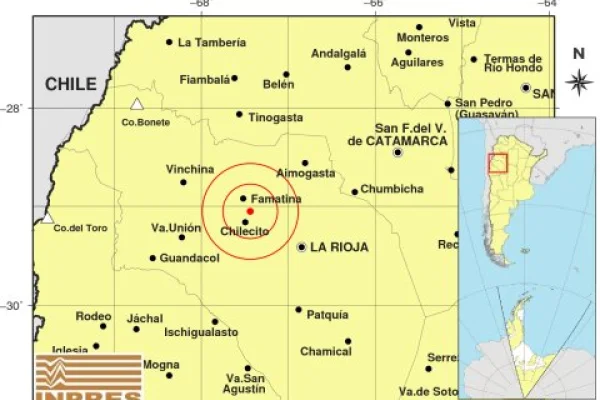 La Rioja registró tres sismos durante la mañana
