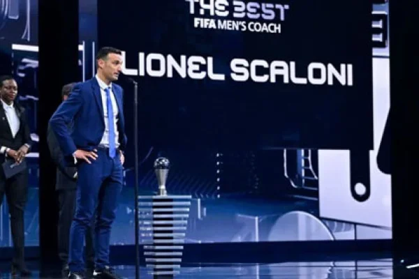 Lionel Scaloni, el mejor entrenador del mundo: ganó The Best e hizo historia para la Argentina