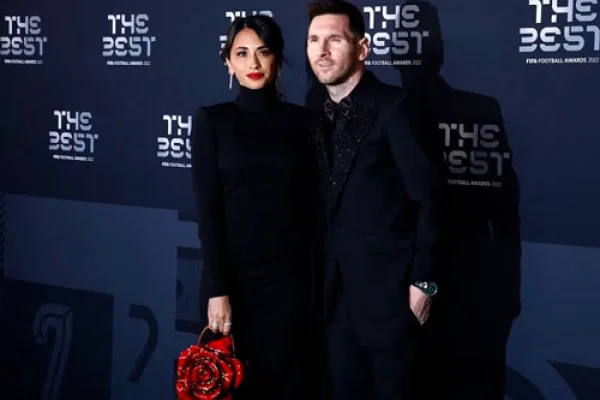 El look de Antonela Roccuzzo para acompañar a Lionel Messi en los Premios The Best
