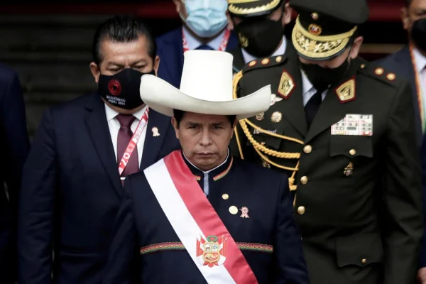 Corrupción en Perú: un tribunal le impuso 36 meses de prisión preventiva a Pedro Castillo
