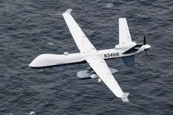 Un avión ruso atacó a un drone estadounidense que patrullaba sobre aguas internacionales
