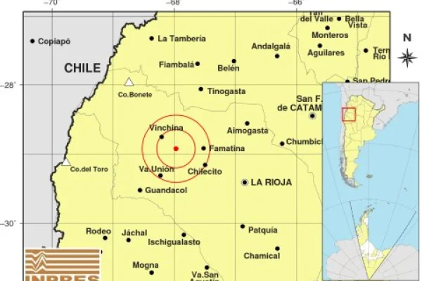 Se registraron dos sismos en La Rioja