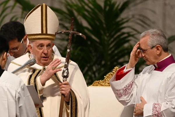 Jueves Santo: el Papa Francisco presidió la misa en el Vaticano