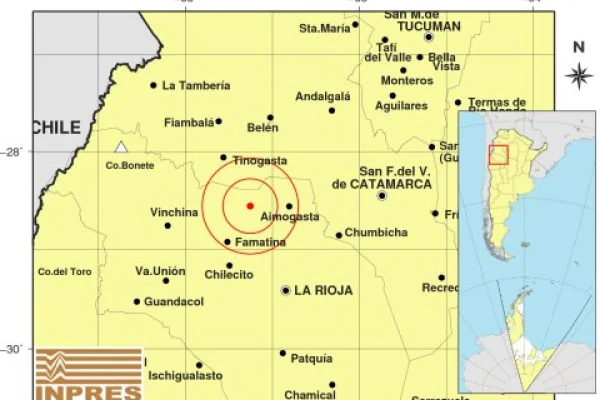 La Rioja registró dos temblores en el Oeste