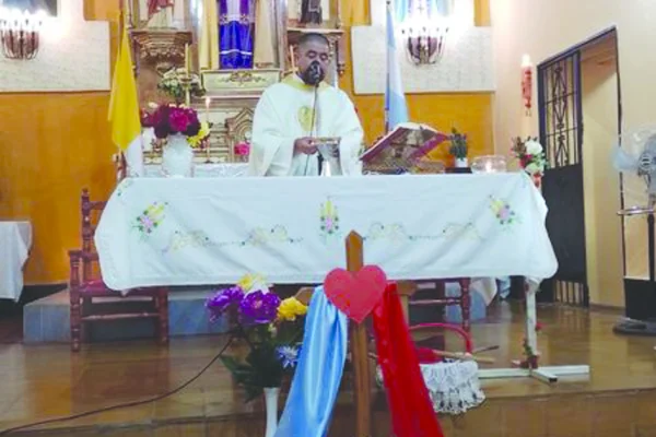 La comunidad de Guandacol ofreció misa a San Expedito