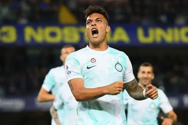 Con un doblete de Lautaro Martínez, Inter aplastó a Hellas Verona por la Serie A