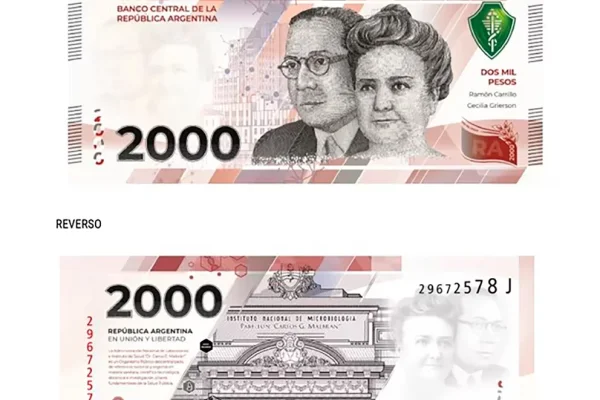 Desde hoy circula en La Rioja el billete de $2000. Cómo identificarlo, medidas de seguridad