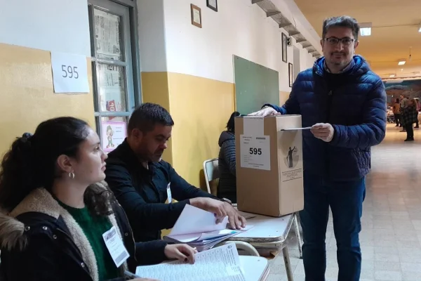 Ricardo Herrera emitió su voto en Chilecito