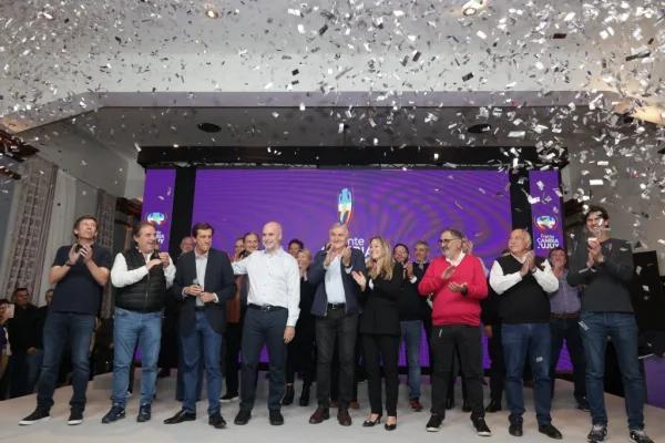 Carlos Sadir se impuso en las elecciones de Jujuy y festejó junto a Rodríguez Larreta